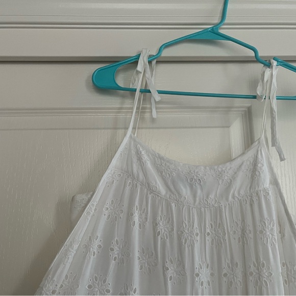 Lucky Brand Cream Sequin Tiered Sundress - Picture 7 of 7